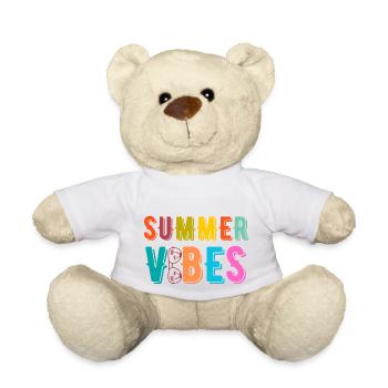 Sommerliche Vibes - Teddy - Weiß - Vorne