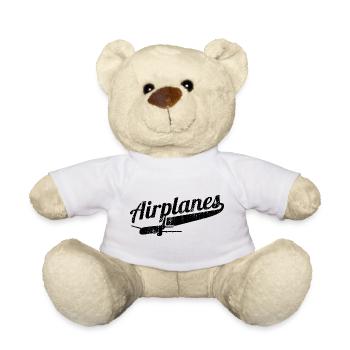 Flugzeugliebe - Teddy - Weiß - Vorne