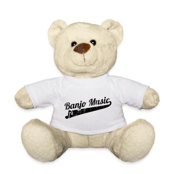 Banjomusik - Teddy - Weiß - Vorne