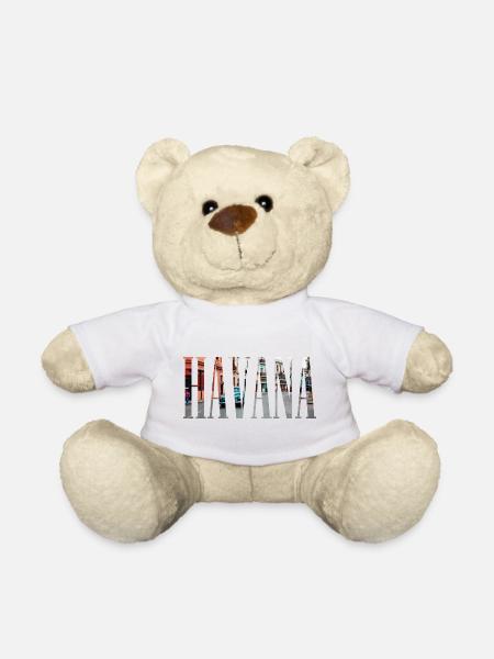 Havana | Havana | Cuba | Cuba | Holidays | Vintage car - Teddy Bear - white