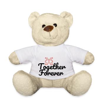 Together forever - Teddy Bear - white - Front