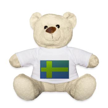 Schweden Schweden Skandinavien Kartoffeln Wikinger - Teddy - Weiß - Vorne