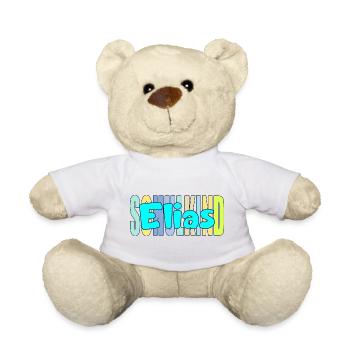 SCHULKIND ELIAS EINSCHULUNG - Teddy - Weiß - Vorne