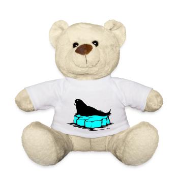 seehund eis1 - Teddy - Weiß - Vorne