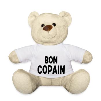 bon copain - Nounours - blanc - Devant