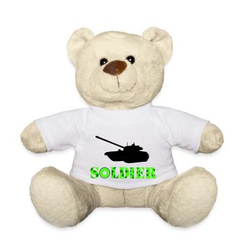 panzer soldat - Teddy - Weiß - Vorne