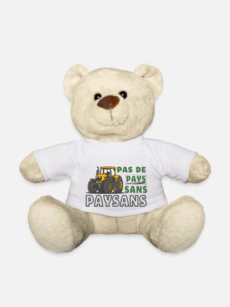 Pas de pays sans paysans - Nounours - blanc