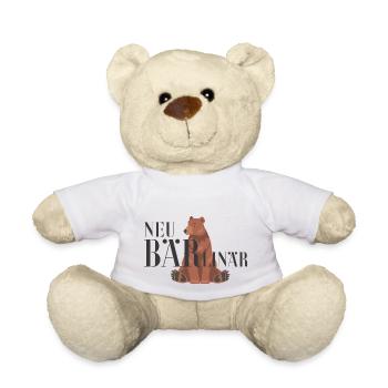 NEU-Bärlinär - NEUBärlinär - Neu-Berliner - Teddy - Weiß - Vorne