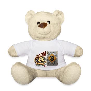 crypto boom, Kryptomünze Boom - Teddy - Weiß - Vorne