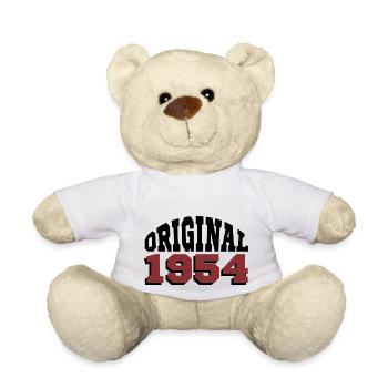 Original 1954 - Teddy Bear - white - Front