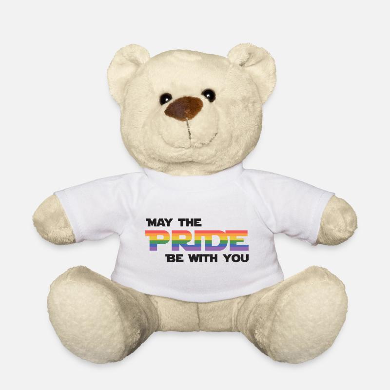 Mois de la fierté LGBT - Que la fierté soit avec vous - Nounours - blanc