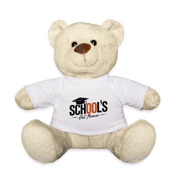 L’école Schulabschluss Abschlussfeier est terminée pour toujours - Nounours - blanc - Devant