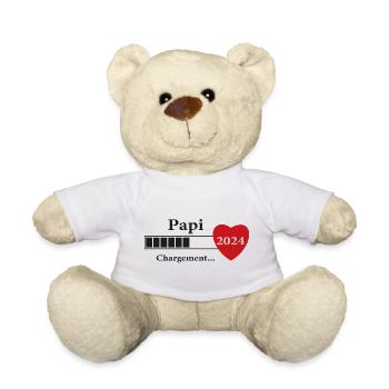 Grandpa - Future Grandpa Loading - Teddy Bear - white - Front