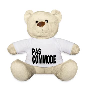 pas commode - Nounours - blanc - Devant