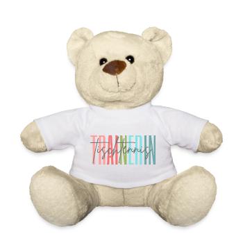 Trainerin Tischtennis Tischtennistrainerin - Teddy - Weiß - Vorne