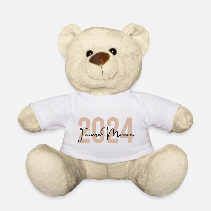 Werdende Mama 2024 - Teddy - Weiß