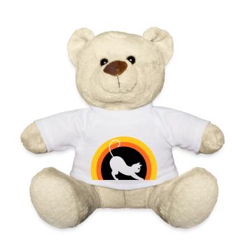 Cat > Vector Graphic ! Cat - Teddy Bear - white - Front