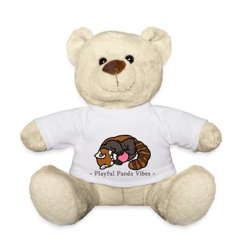 Playful Panda Vibes - Teddy - Weiß - Vorne