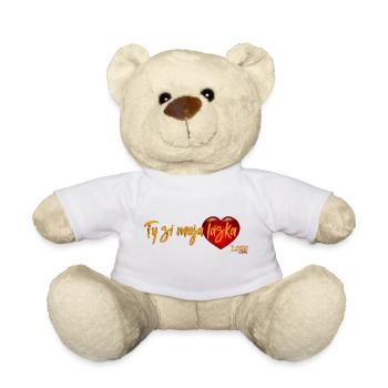 Ty si moja láska - Teddy Bear - white - Front