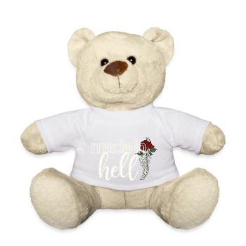 Made in Hell - Teddy - Weiß - Vorne