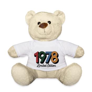 Jahrgang 1978 limitierte Auflage - Teddy - Weiß - Vorne