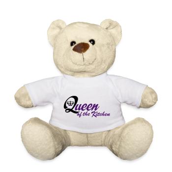 Tablier de cuisine amusant pour les femmes - Nounours - blanc - Devant