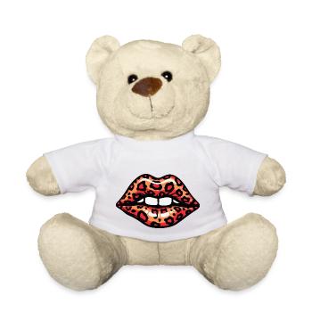 LEOPARDEN-LIPPEN - Teddy - Weiß - Vorne
