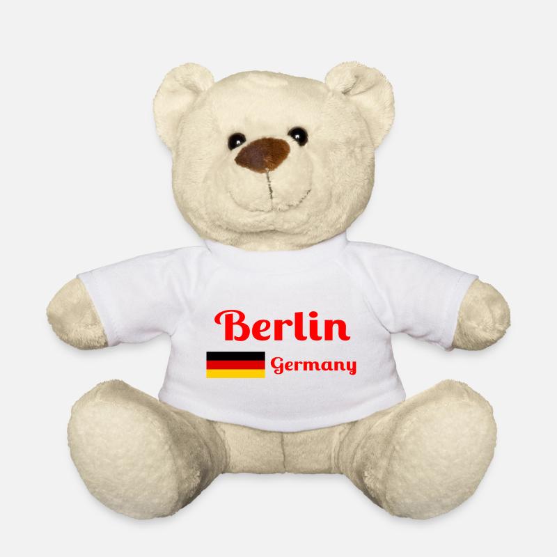Berlin, Deutschland - Stilvolle Drucke - Teddy - Weiß