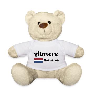 Almere Niederlande - Stilvolle Drucke - Teddy - Weiß - Vorne