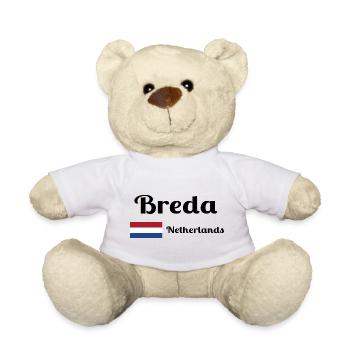 Breda Niederlande - Stilvolle Drucke - Teddy - Weiß - Vorne