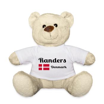 Randers Dänemark - Stylische Drucke - Teddy - Weiß - Vorne