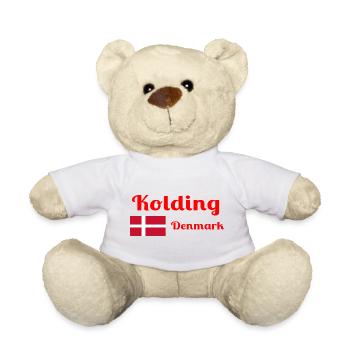 Kolding Denmark - Stylish prints - Teddy Bear - white - Front