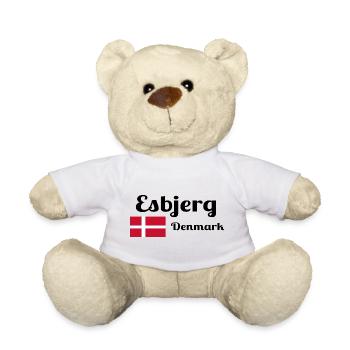 Esbjerg, Denmark - Stylish prints - Teddy Bear - white - Front