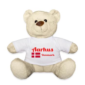 Aarhus, Danemark - Imprimés élégants - Nounours - blanc - Devant