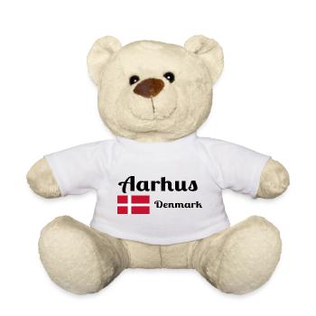 Aarhus, Danemark - Imprimés élégants - Nounours - blanc - Devant
