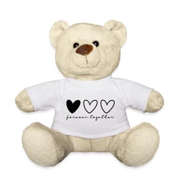 3 Hearts Partners Partie 3 sur 3 - Nounours - blanc - Devant