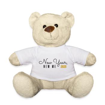 New Year, New me - Teddy Bear - white - Front