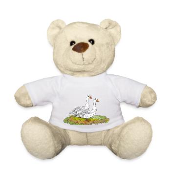 Geese - Teddy Bear - white - Front