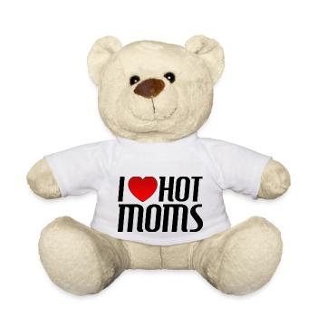J’adore les mamans sexy - Nounours - blanc - Devant