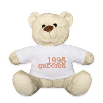 Jahrgang 1995 geboren - Teddy - Weiß - Vorne