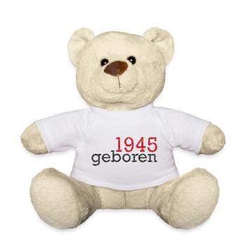 Geboren Jahrgang 1945 - Teddy - Weiß - Vorne
