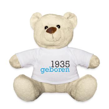 Jahrgang 1935 geboren - Teddy - Weiß - Vorne