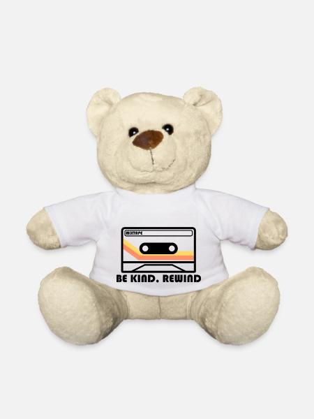« Be Kind, Rewind » - Conception de 📼 bande - Nounours - blanc