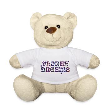 Floral Dreams Psychedelic Type - Teddy - Weiß - Vorne