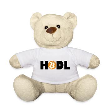 Bitcoin Revolution – Hold the Future - Teddy - Weiß - Vorne