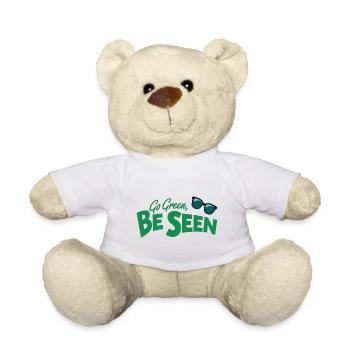 Go Green Be Lakes Nature Conservation Environmental Protection - Teddy Bear - white - Front
