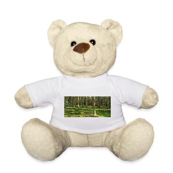 Lichter Waldlandschaft Druckdesign - Teddy - Weiß - Vorne