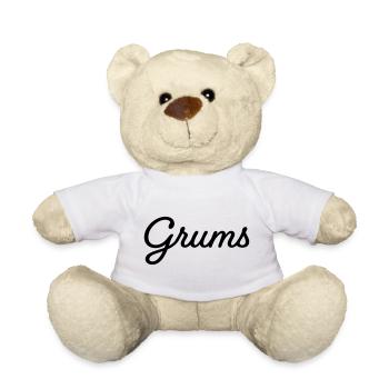 Grums noir - Nounours - blanc - Devant