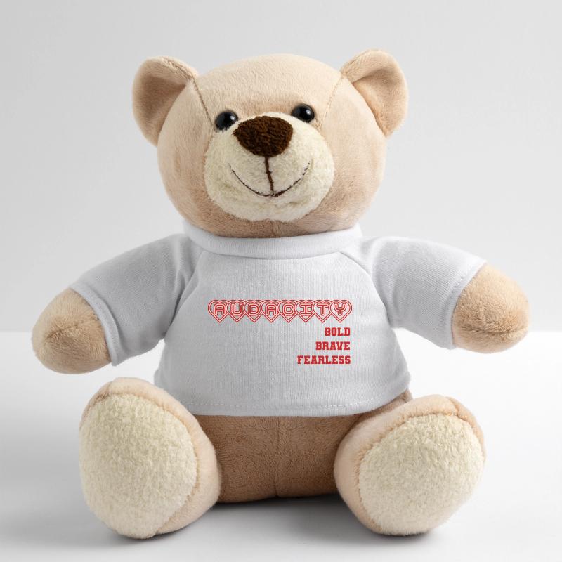 Mutige Ehrliche Herzensbindung Design, Statement  Teddy