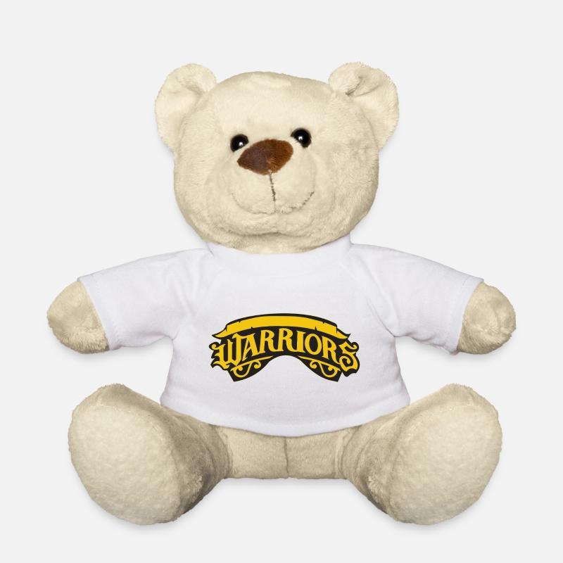Bannière du guerrier - Nounours - blanc